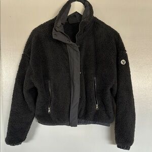 Women's Black Fleece Jacket